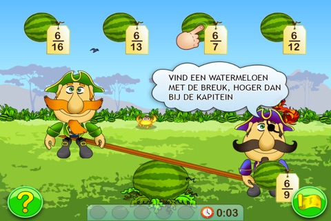 Fractions. Smart Pirates screenshot 2