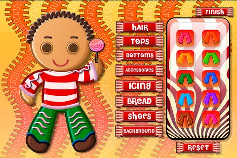 Design Your Own Gingerbread Man - Dressup Game screenshot 4