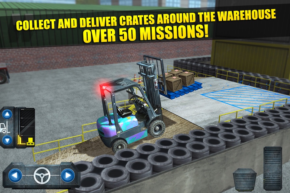 Fork Lift Truck Driving Simulator Real Extreme Car Parking Run screenshot 4