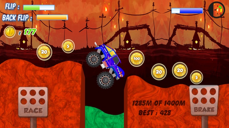 4x4 Monster Truck Jam 2016 - Tractor Destruction in Uphill Rocky Mountains screenshot-3