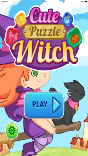 Cute Puzzle Witch - Crush Mania