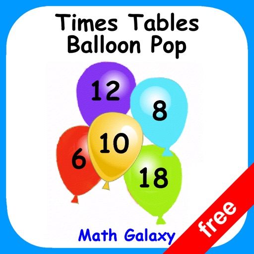 Times Tables Balloon Pop (free) iOS App