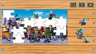 Image 2 rompecabezas dragón batalla historieta encajonan juegos de entrenamiento cerebral - gratis para los niños y jardín de infancia iphone