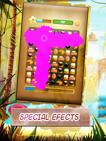 sweet pastry - super arcade delicious sweet candy to match three pastry best match three game for iPhone and iPadのおすすめ画像2