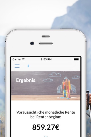 Rentenberechnung screenshot 3