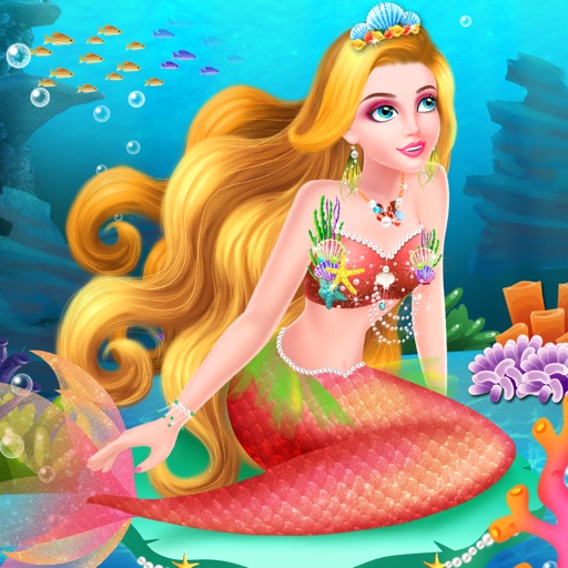 Princess Mermaid Makeover - Undersea World Beauty SPA, Makeup & Dress Up Game for Girls iOS App