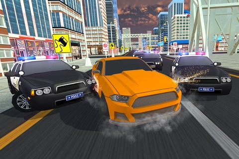 Chicago Police Car Crime Chase - Smash Criminal Cars to Control Crime in the City screenshot 2