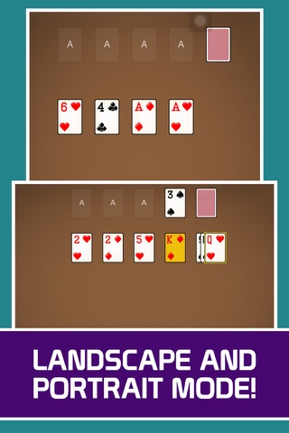 Single Rail Solitaire Free Card Game Classic Solitare Solo screenshot 2