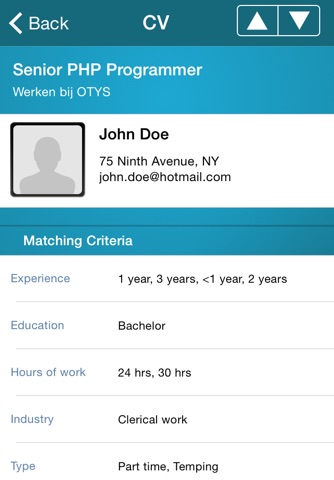 OTYS Candidate Scanner screenshot 3