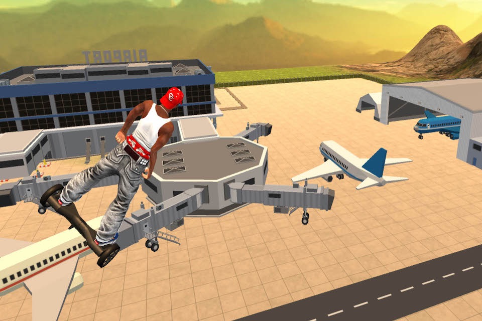 Flying Hoverboard Simulator Free - Flying Segway Stunts screenshot 3