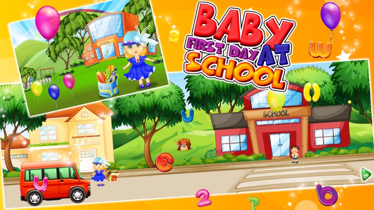 Baby First Day At School – kids learning & education game screenshot-4