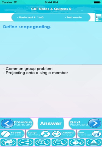 Cognitive Behavioral Therapy Exam Review screenshot 2