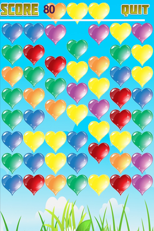 3 Hearts Love Match Game screenshot 2