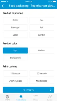 hp specialty printing systems iphone screenshot 2