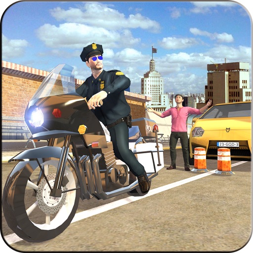 Extreme Traffic Police Bike - Ride Motorcycle & Chase Criminals in City