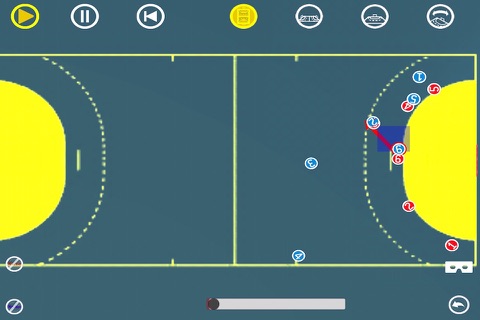 Handball 3D Tactics Library 1 screenshot 3