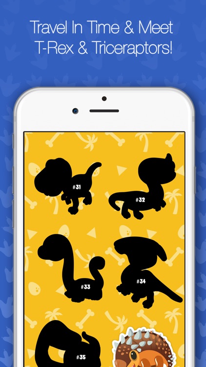 My Dino Album. Virtual Dinosaur Sticker The Boo Collection For Kids