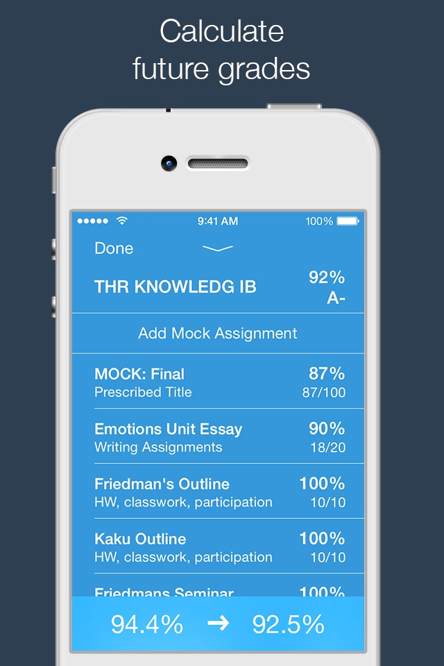 Grades App: Parents & Students screenshot 2