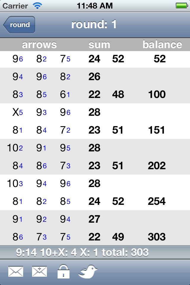 iArcheryScores screenshot 3