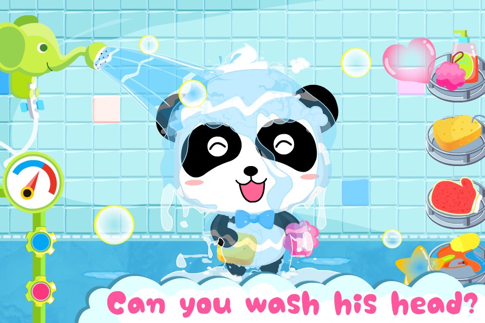 Baby Panda's Bath Time screenshot 4