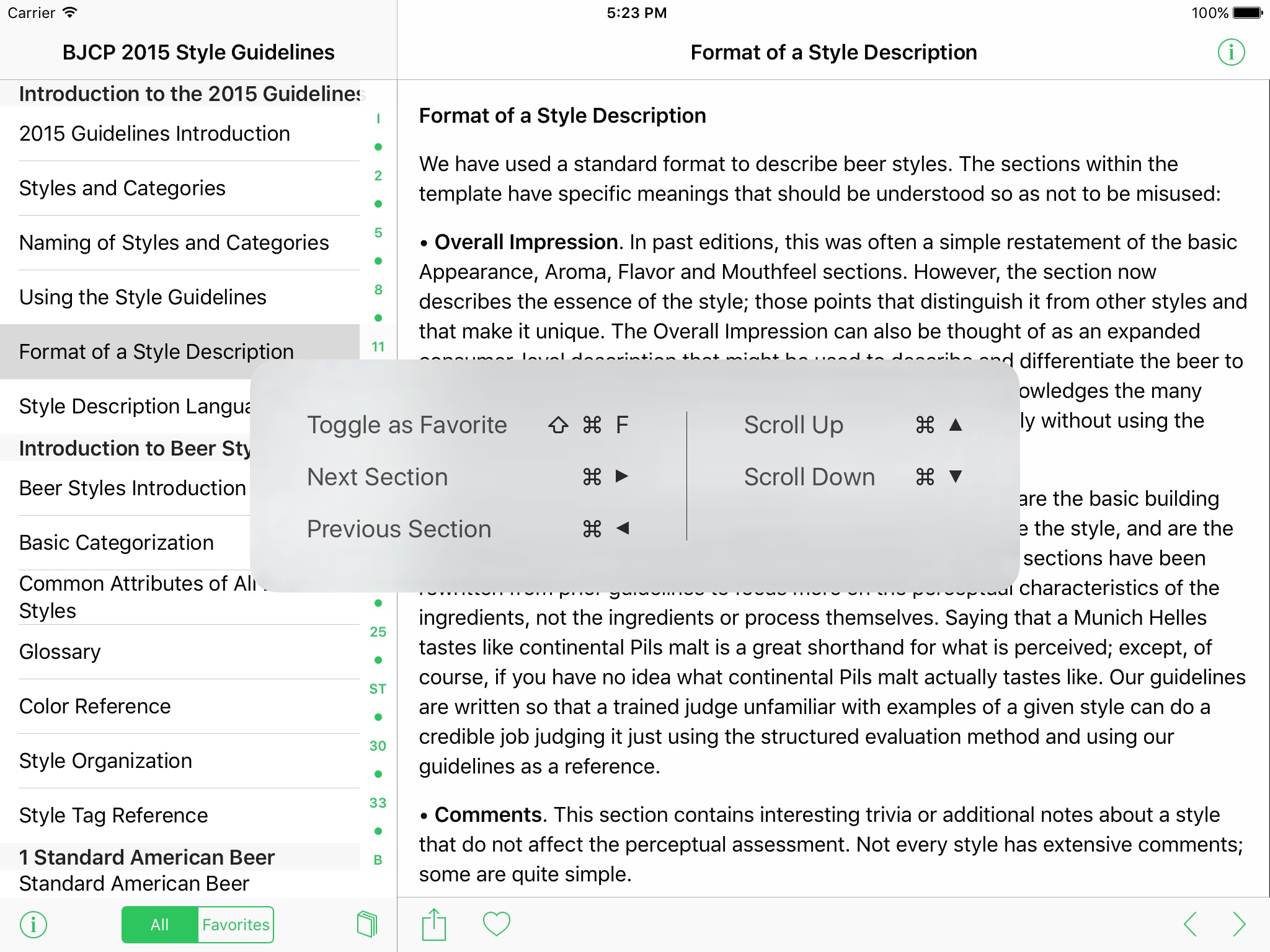 Beer Style Guidelines screenshot 4