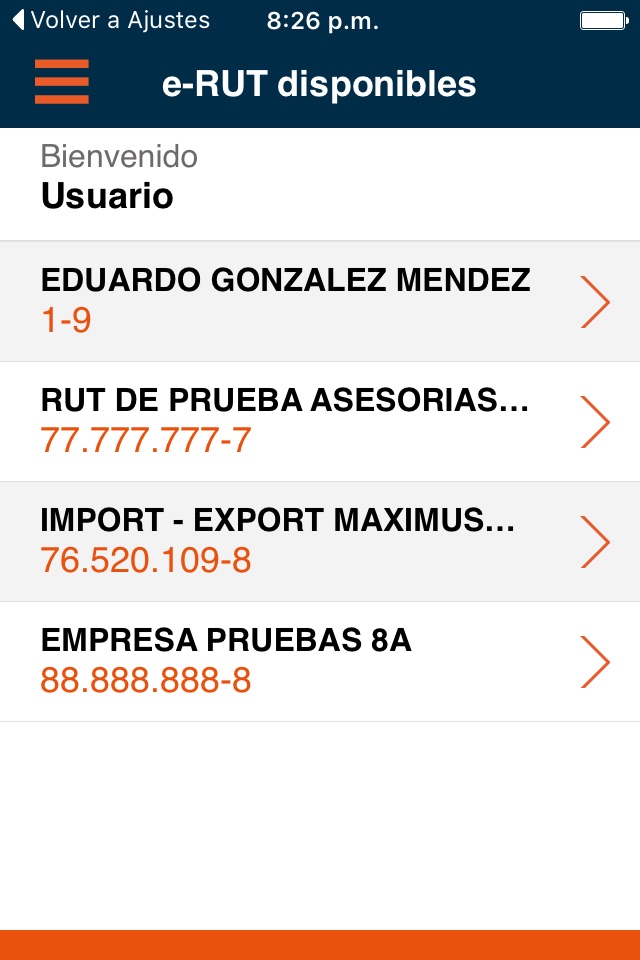 e-RUT - Cédula RUT Electrónica screenshot 2