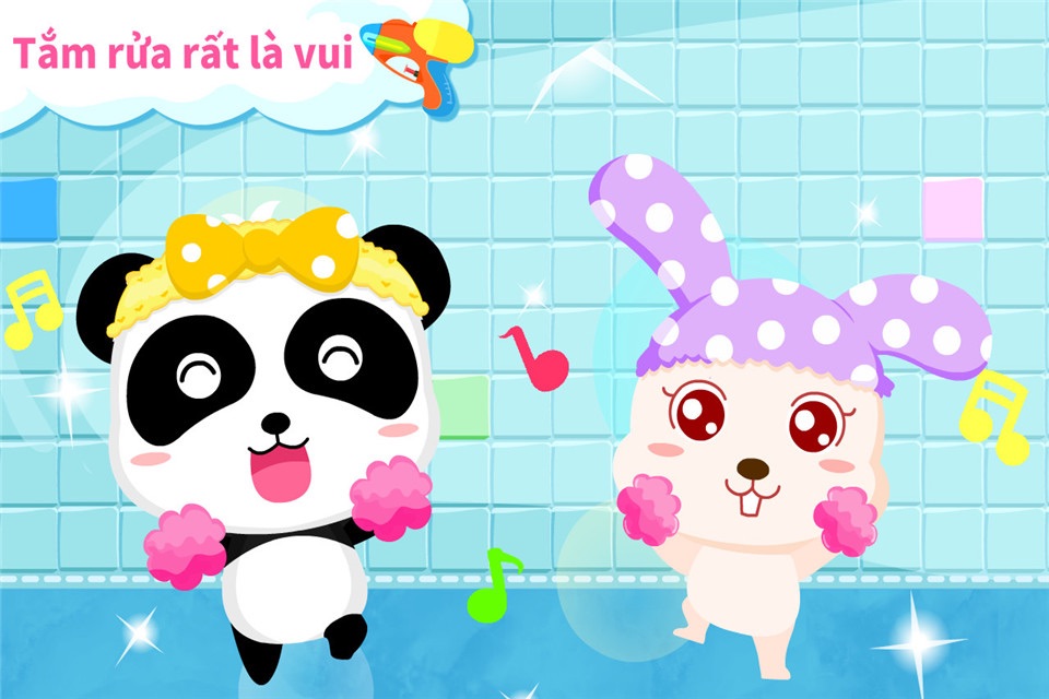 Baby Panda's Bath Time screenshot 3