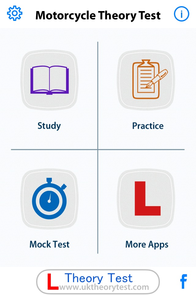 UK Motorcycle Theory Test Lite screenshot 2