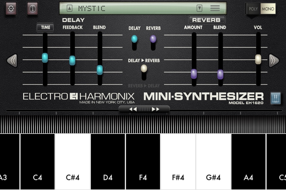 Mini Synthesizer for iPhone screenshot 2