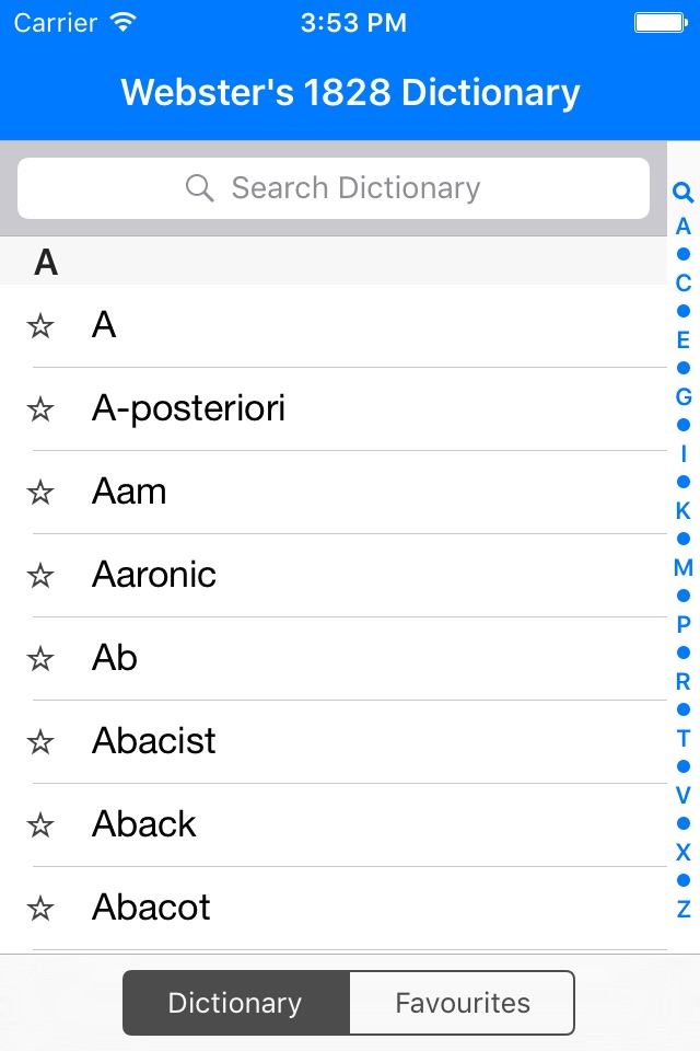 Webster's 1828 Dictionary USA screenshot 2