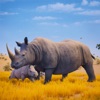 Virtual Wild Rhino Family Sim