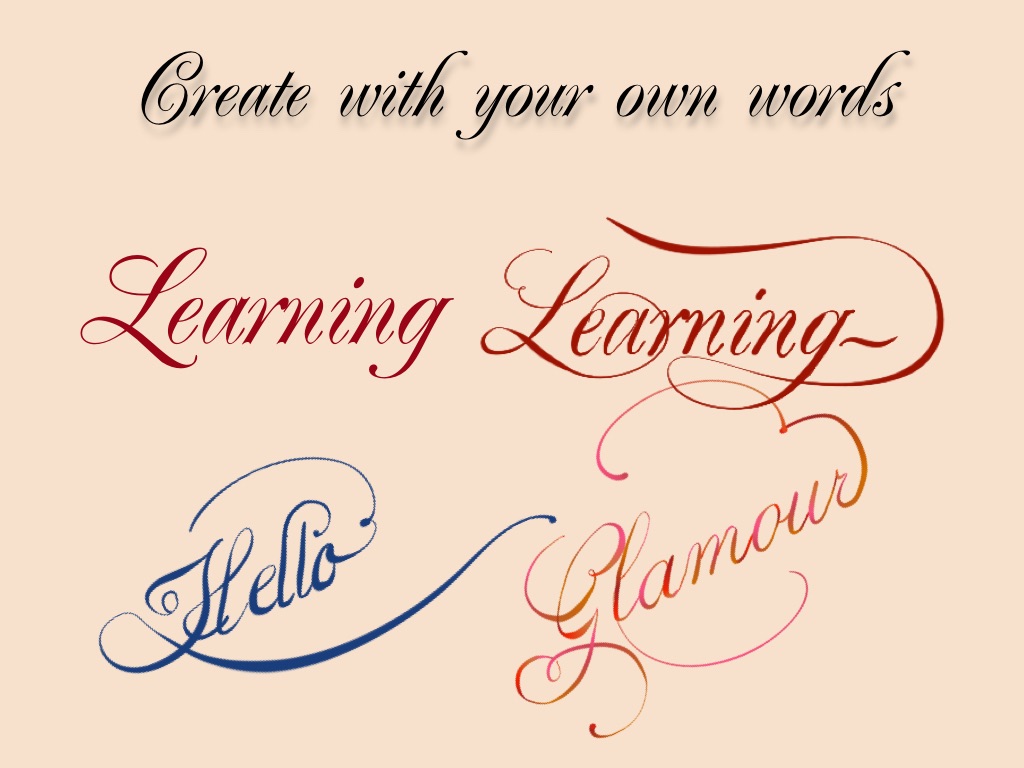 Calligraphy Penmanship screenshot 4