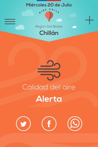 Calidad Aire Chile screenshot 3