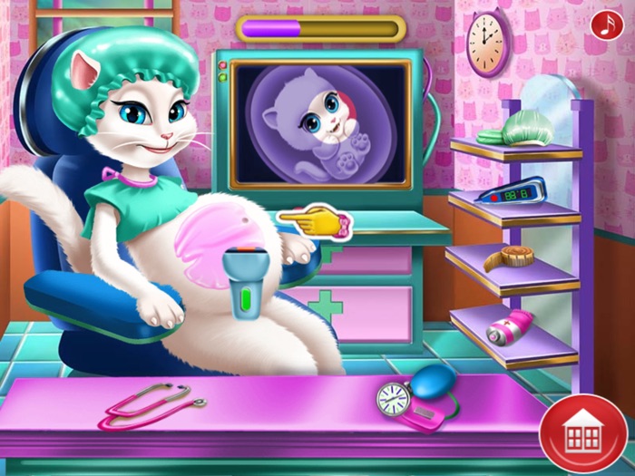 猫猫怀孕看医生游戏