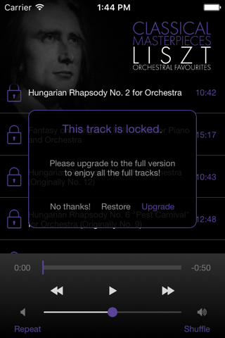 Liszt: Orchestral Favourites screenshot 4