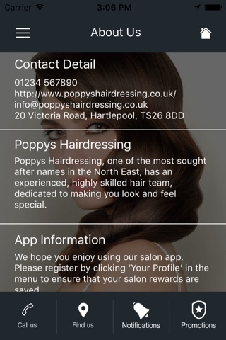 Poppys Hairdressing screenshot 2