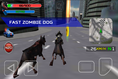 Zombie City : Police MotorCycle screenshot 3