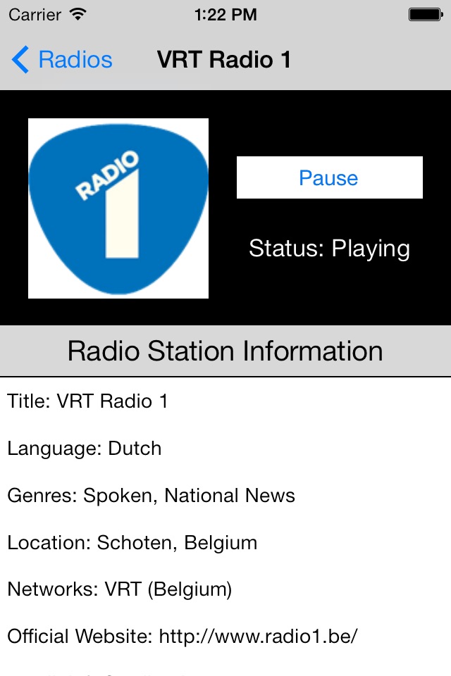 Belgium Radio Live Player: België/Belgique/Belgien screenshot 3