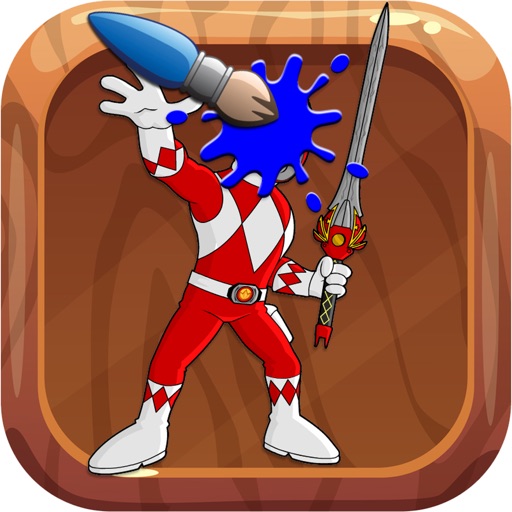 Color Game Power rangers Version iOS App