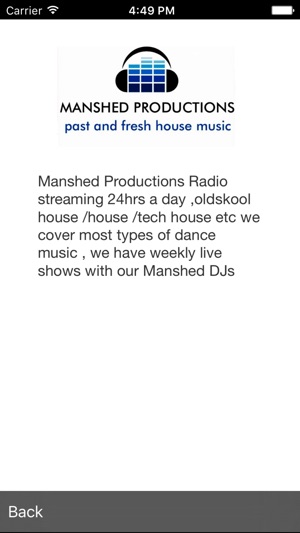 MANSHED PRODUCTIONS RADIO(圖2)-速報App