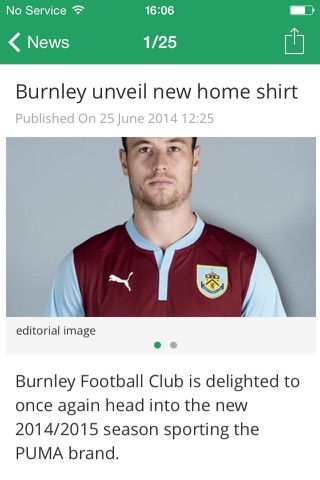 Burnley Express Football App screenshot 3