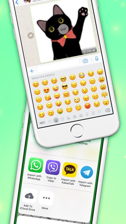 CatsMoji - Animated Cats for iMessage & WhatsApp