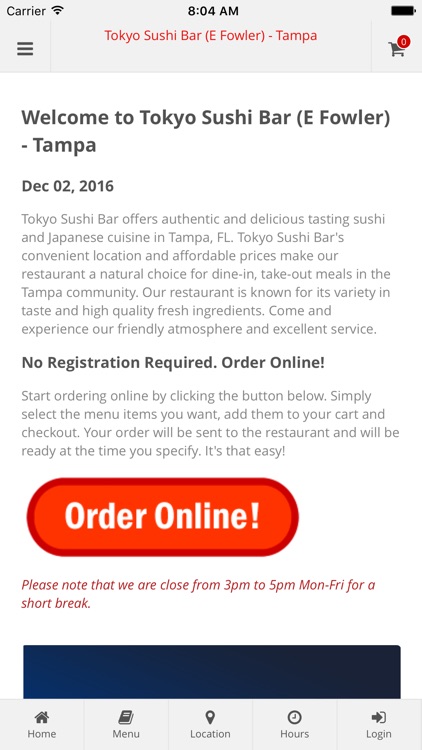 Tokyo Sushi Bar - Tampa