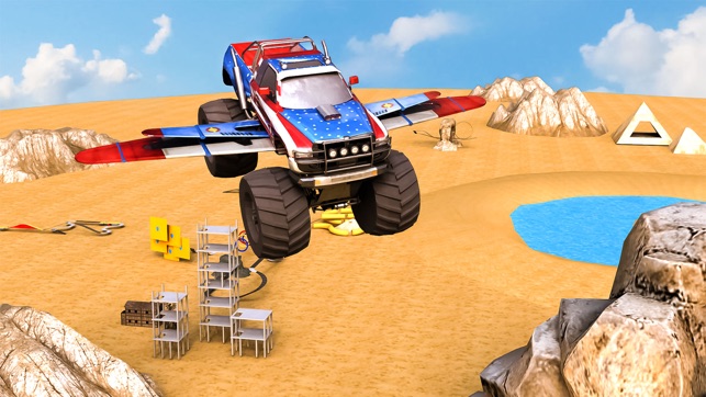 Realistic 3D Monster Truck Park Free Racing Game(圖1)-速報App