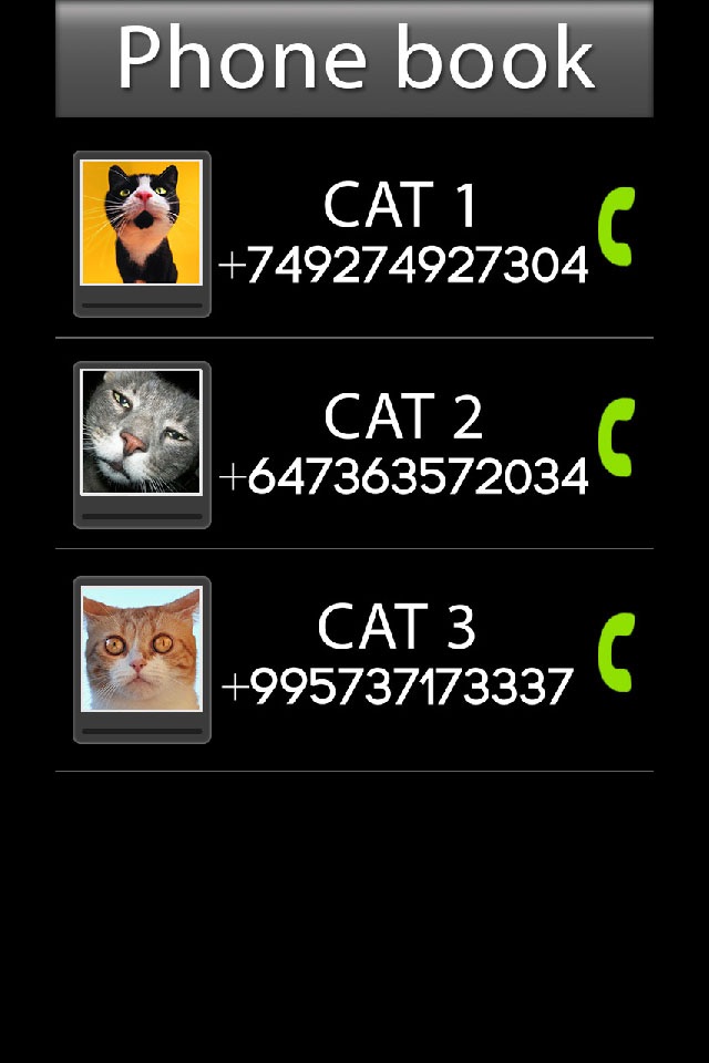 Fake Call Cat Prank screenshot 2