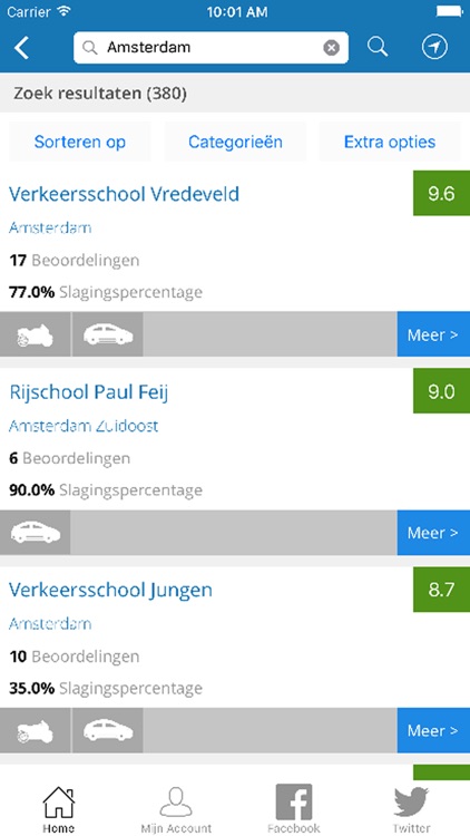 CBR Theorie examens oefenen & rijscholen vergelijken screenshot-4