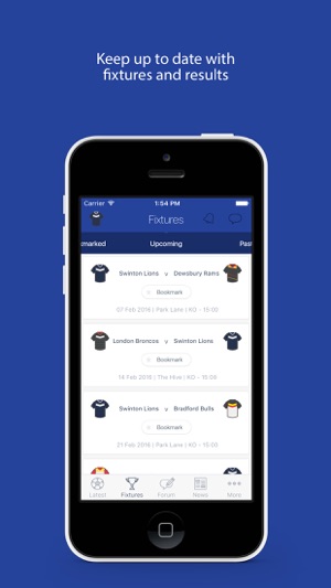 Fan App for Swinton Lions