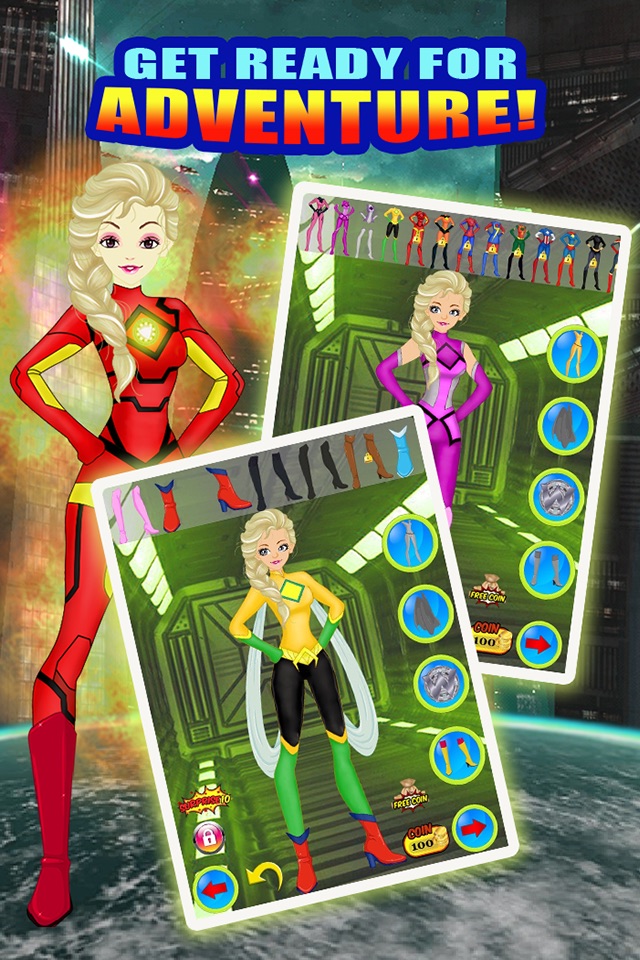 Wonder Supergirl Super Hero Games for Girls screenshot 3