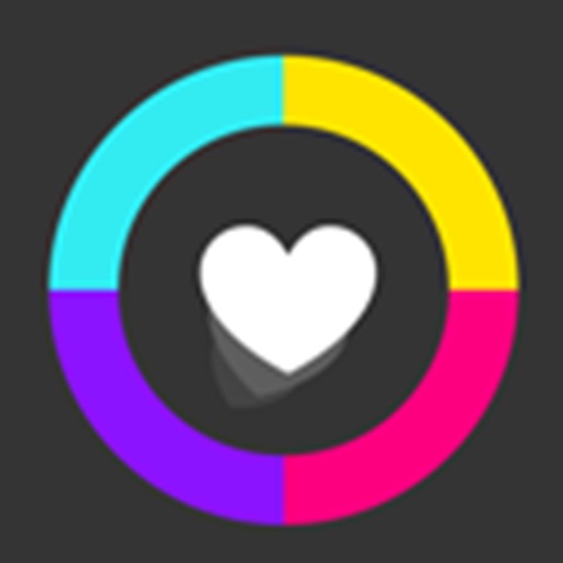 Color Saga - Spinny Triangle, Colorsplash Switch Wheel - Boomerang ball slip away iOS App