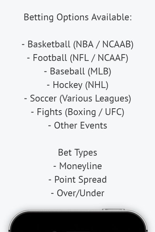BetBlack Free Sportsbook Betting screenshot 4